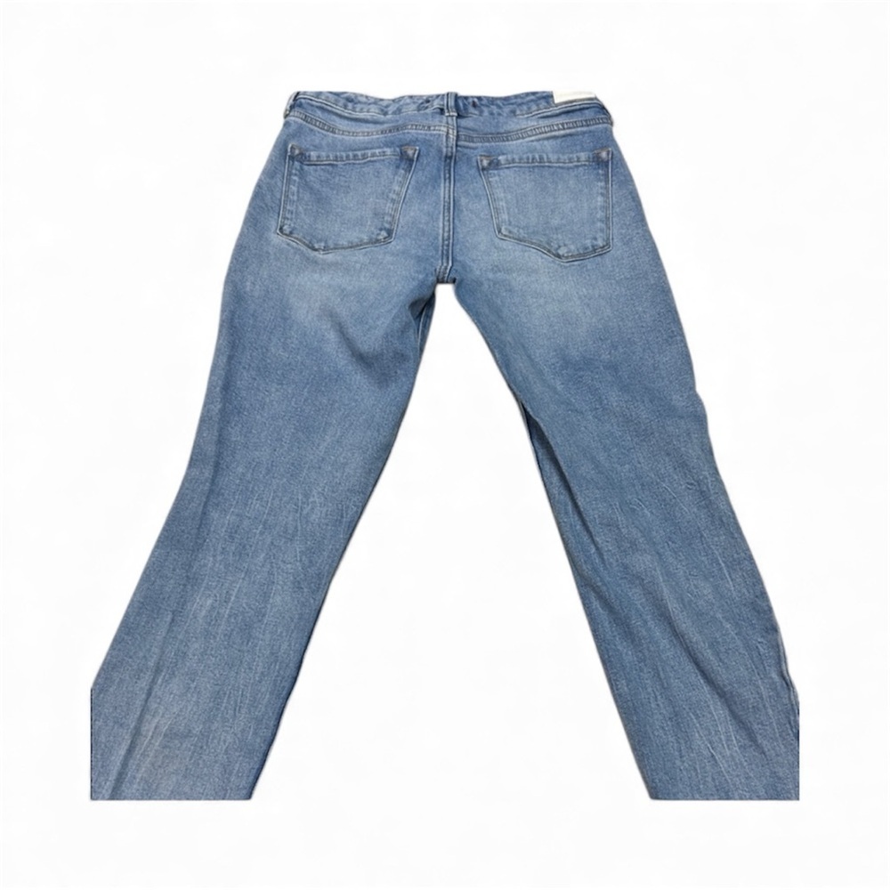 Dear John Light Blue Distressed Women's Cropped Jeans - Picture 2 of 2